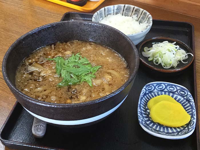 平成30年　登別市　さぬきうどん　タヌキうどん